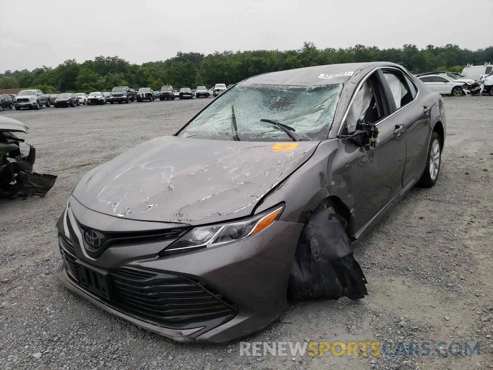 2 Photograph of a damaged car 4T1B11HK7KU783990 TOYOTA CAMRY 2019