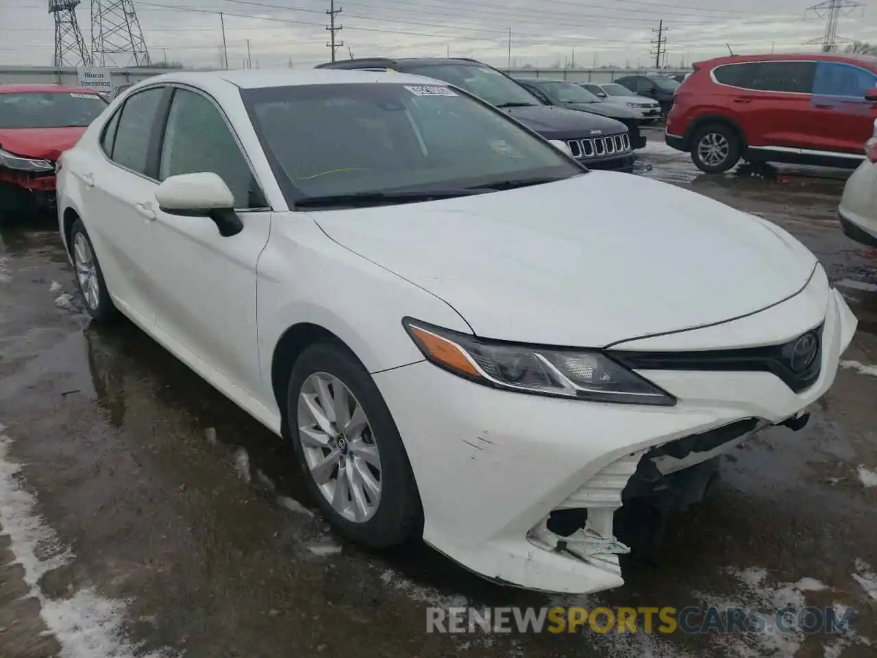 1 Photograph of a damaged car 4T1B11HK7KU784332 TOYOTA CAMRY 2019