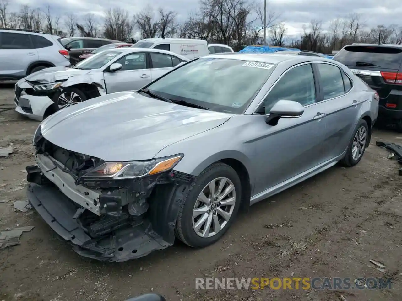 1 Photograph of a damaged car 4T1B11HK7KU786842 TOYOTA CAMRY 2019