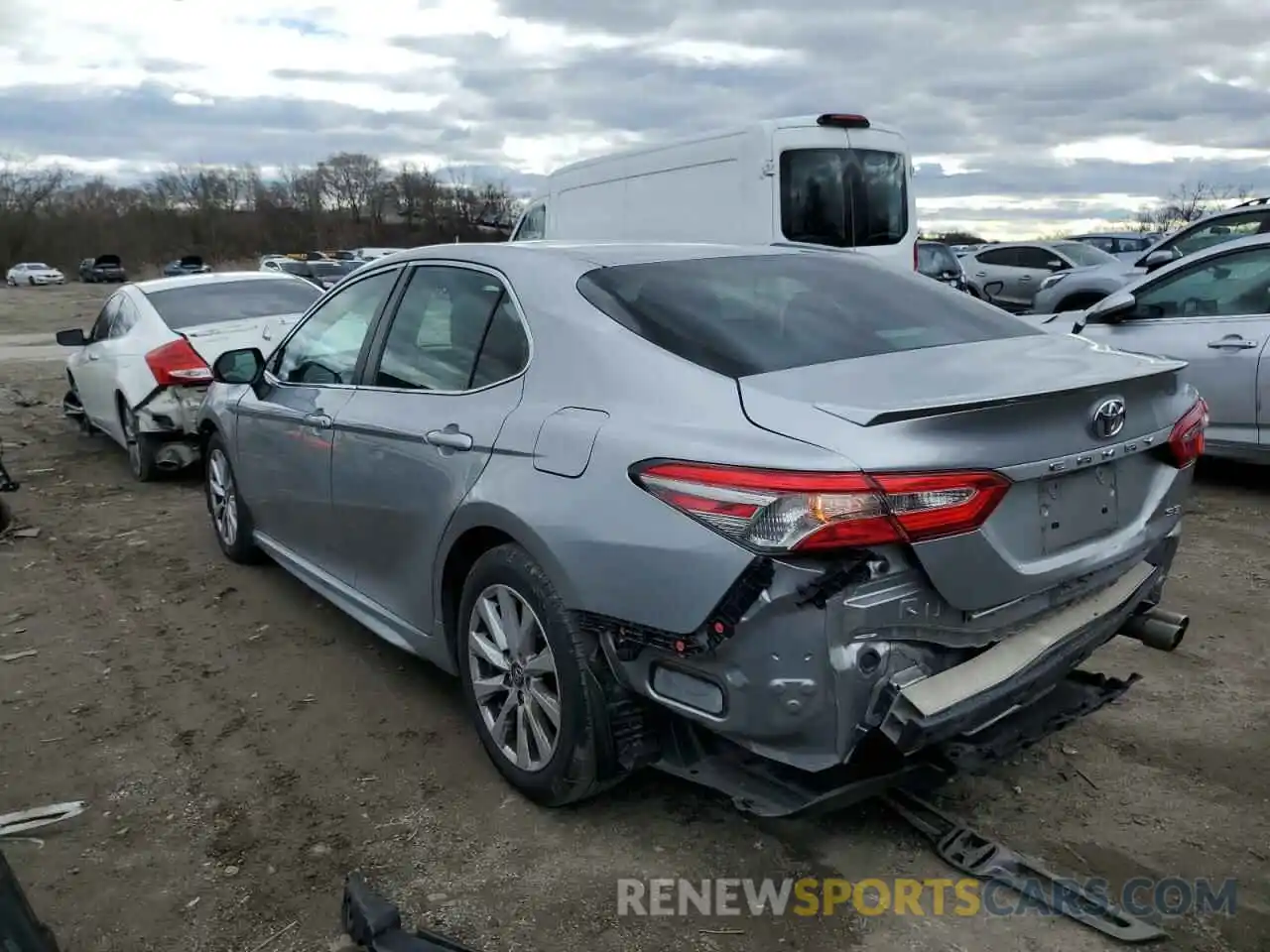 2 Photograph of a damaged car 4T1B11HK7KU786842 TOYOTA CAMRY 2019