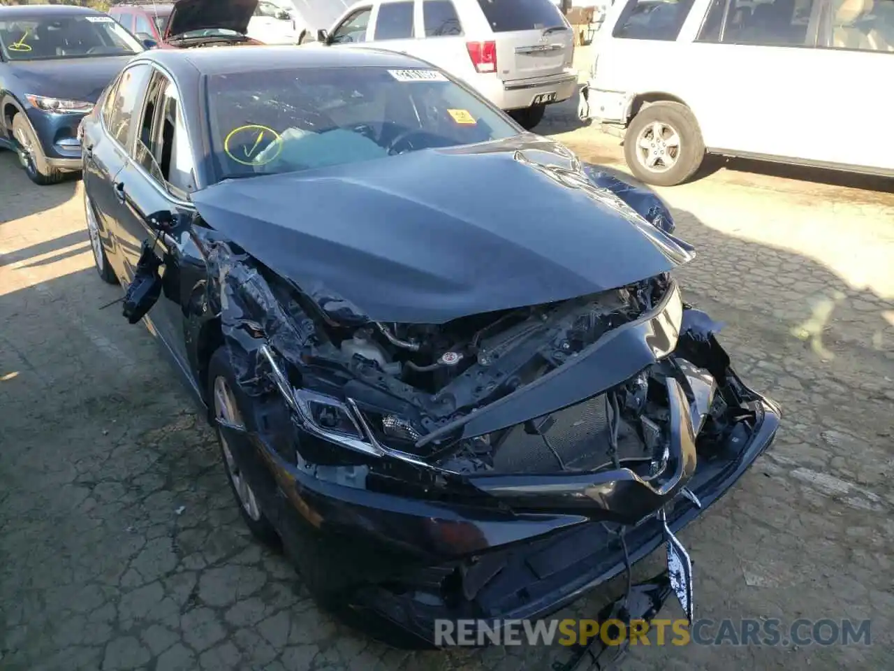 1 Photograph of a damaged car 4T1B11HK7KU787005 TOYOTA CAMRY 2019