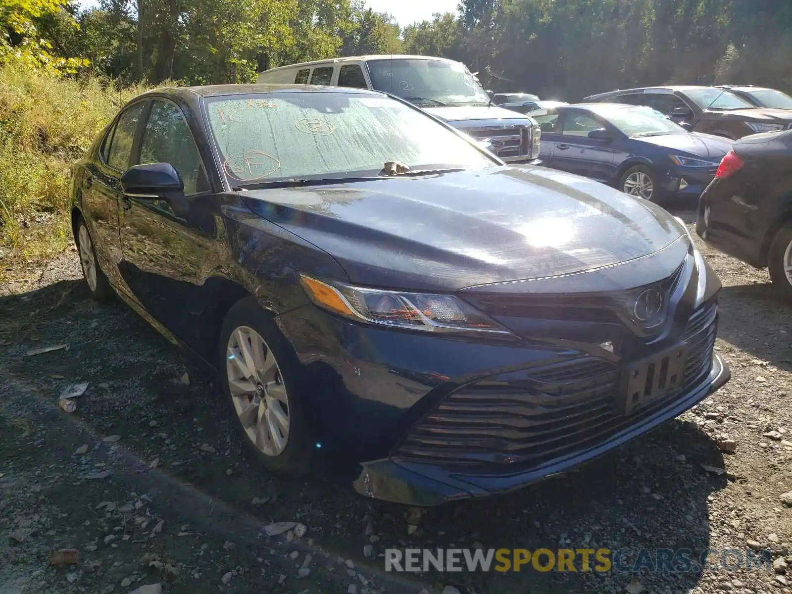 1 Photograph of a damaged car 4T1B11HK7KU787098 TOYOTA CAMRY 2019