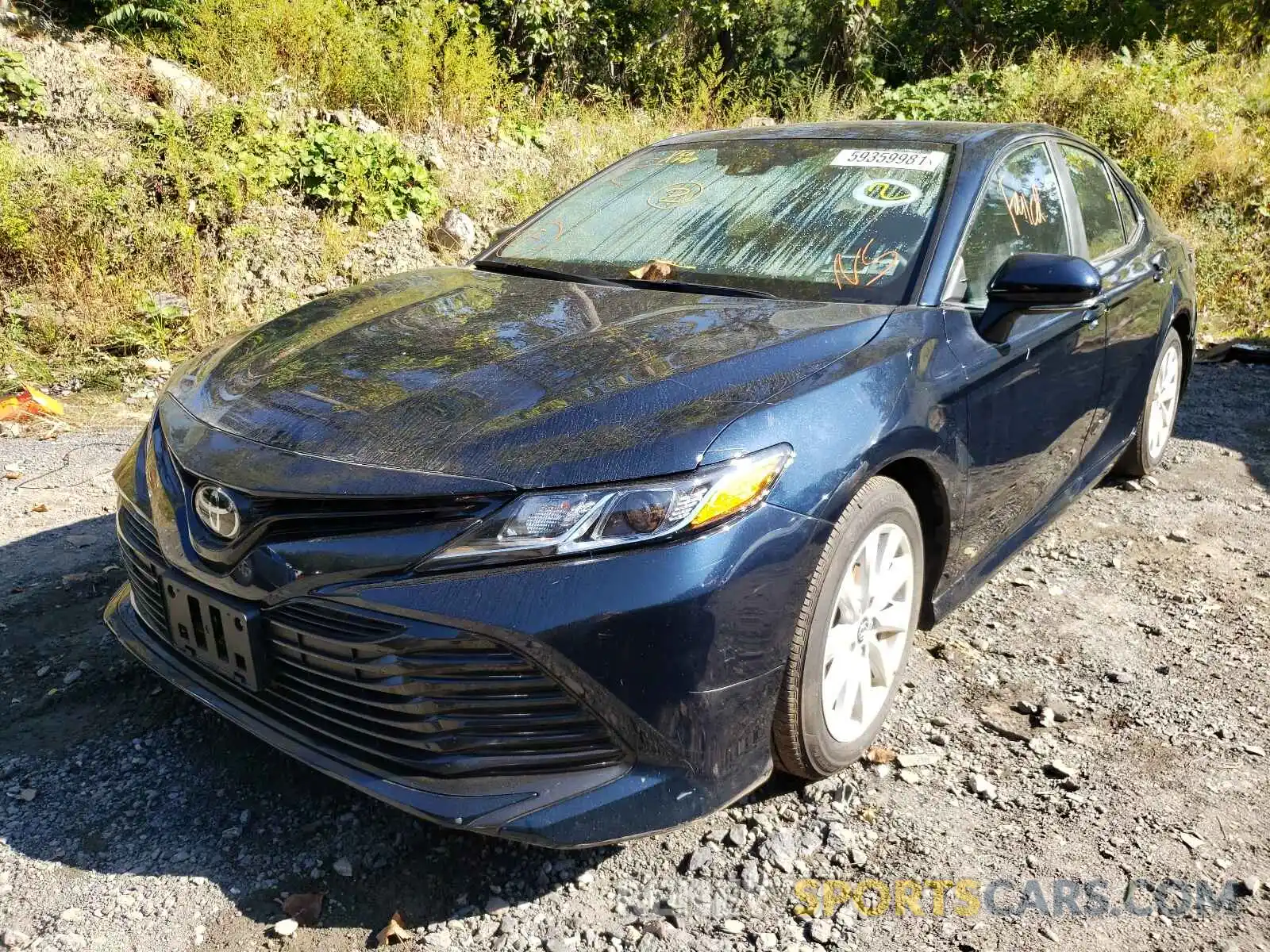 2 Photograph of a damaged car 4T1B11HK7KU787098 TOYOTA CAMRY 2019