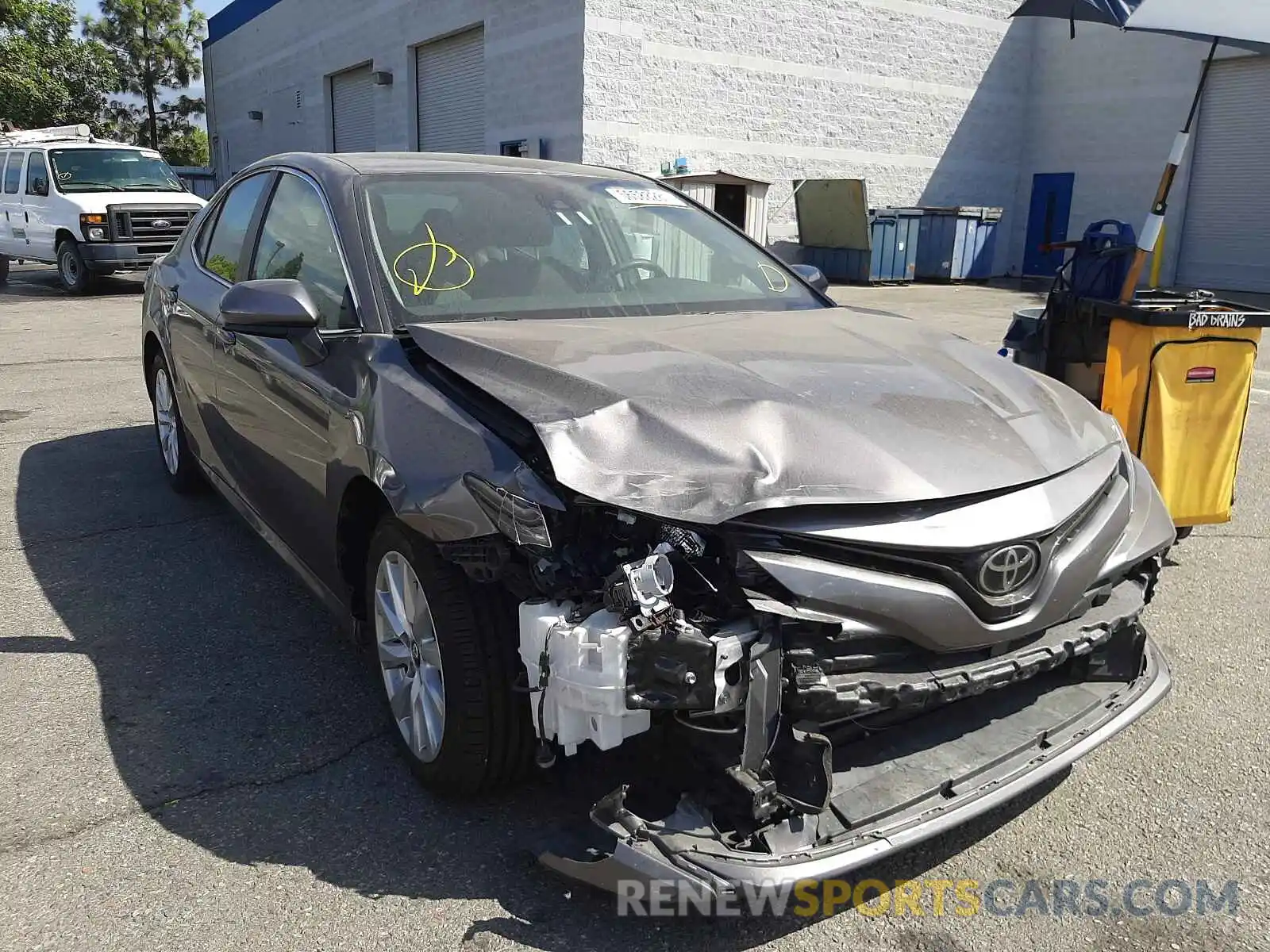 1 Photograph of a damaged car 4T1B11HK7KU787165 TOYOTA CAMRY 2019