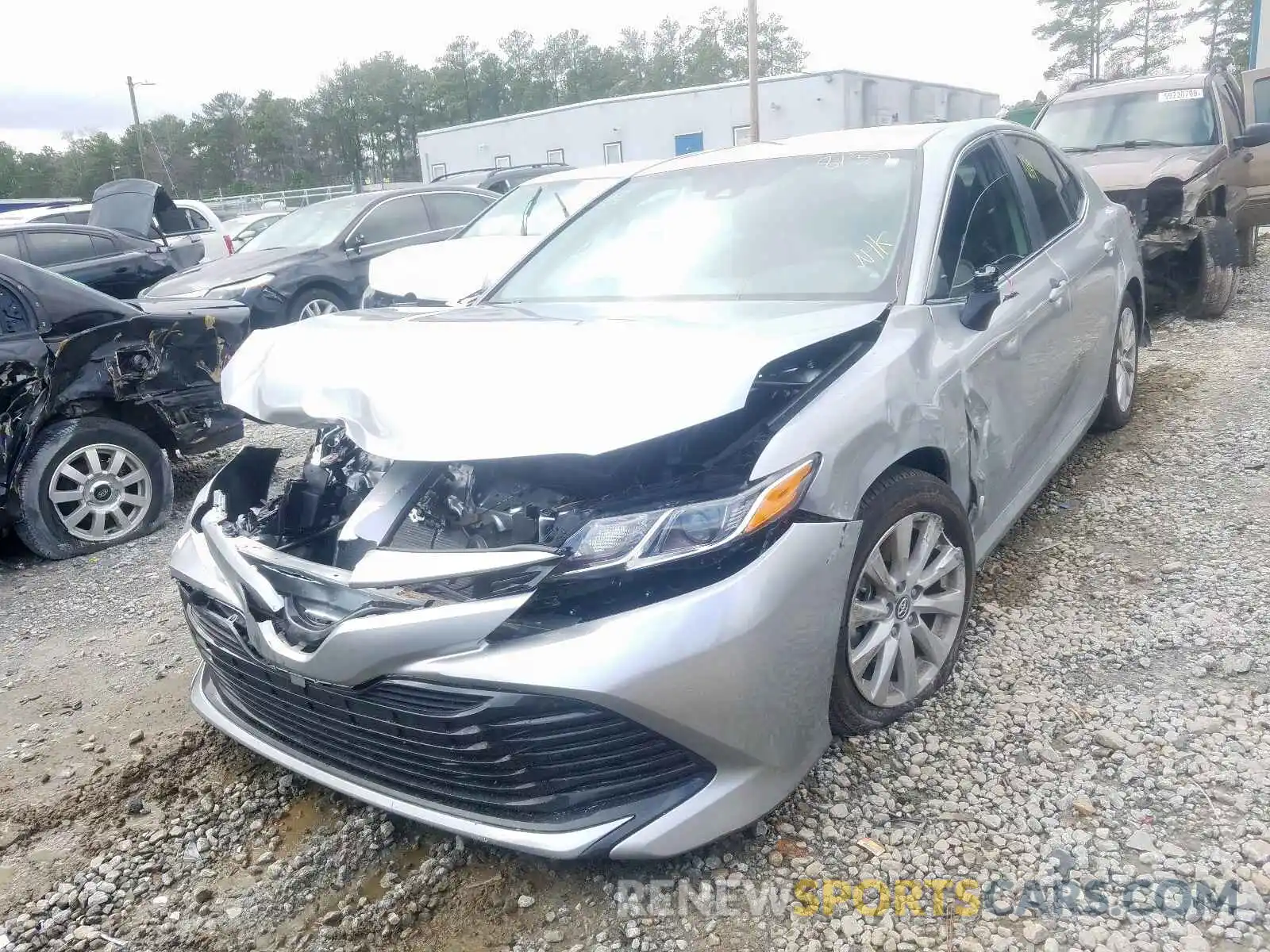 2 Photograph of a damaged car 4T1B11HK7KU788137 TOYOTA CAMRY 2019