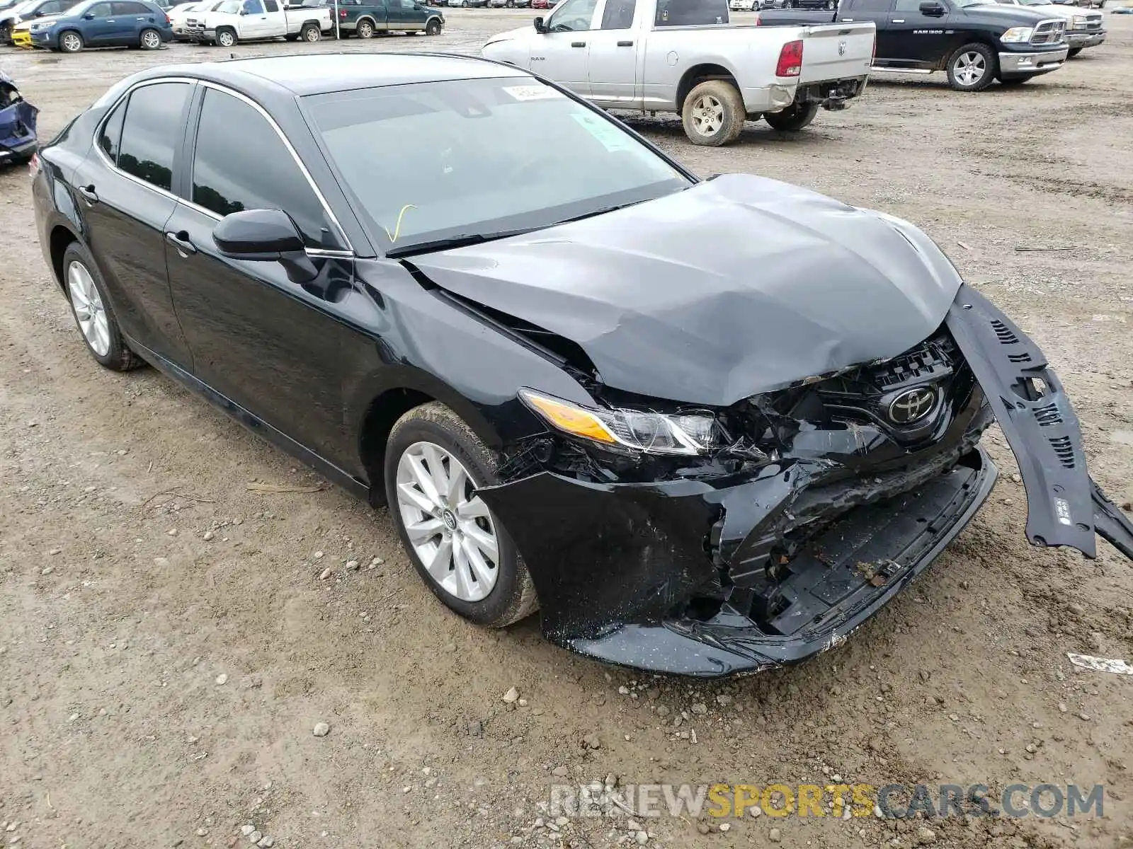 1 Photograph of a damaged car 4T1B11HK7KU789661 TOYOTA CAMRY 2019