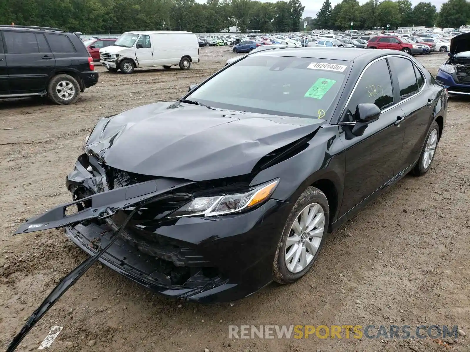 2 Photograph of a damaged car 4T1B11HK7KU789661 TOYOTA CAMRY 2019