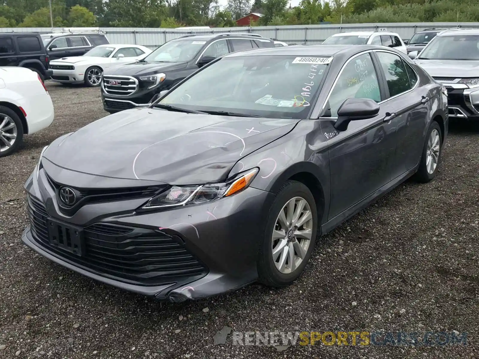 2 Photograph of a damaged car 4T1B11HK7KU792270 TOYOTA CAMRY 2019