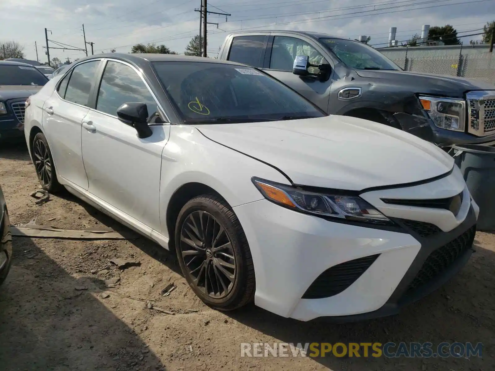 1 Photograph of a damaged car 4T1B11HK7KU792592 TOYOTA CAMRY 2019