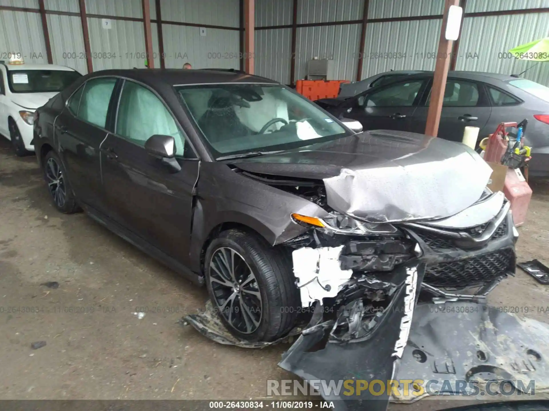 1 Photograph of a damaged car 4T1B11HK7KU793726 TOYOTA CAMRY 2019