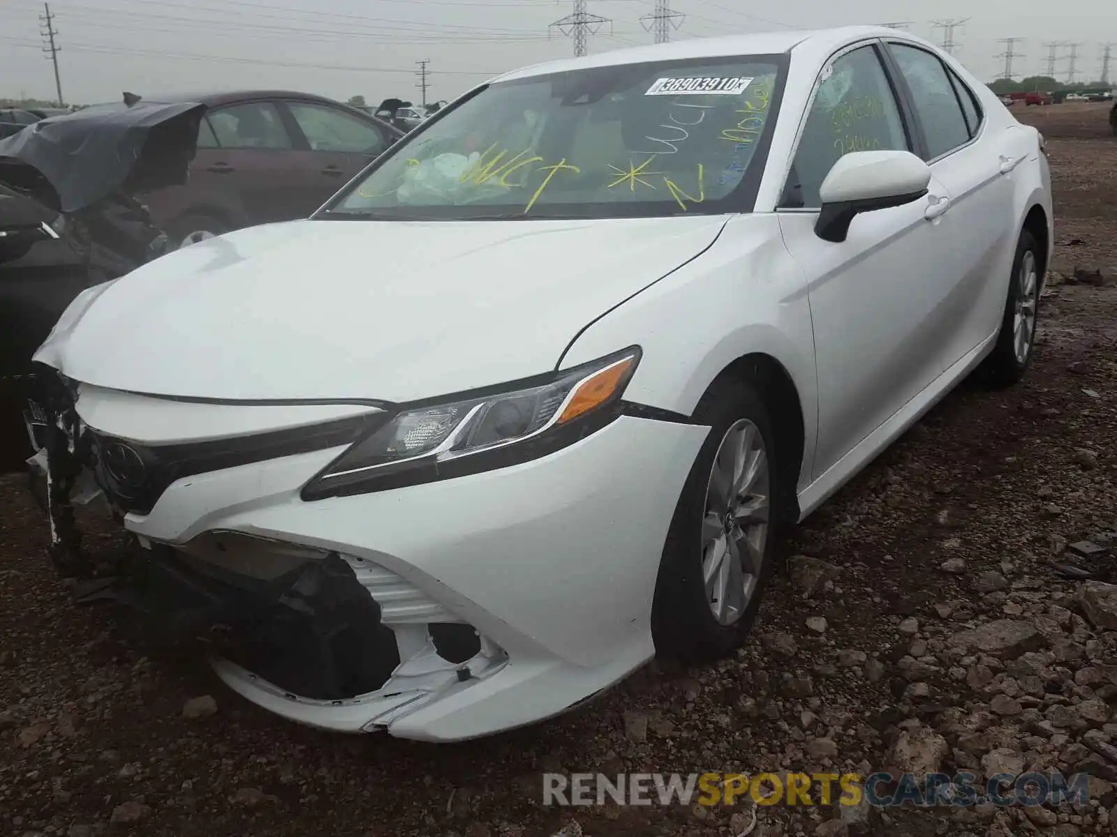 2 Photograph of a damaged car 4T1B11HK7KU798439 TOYOTA CAMRY 2019