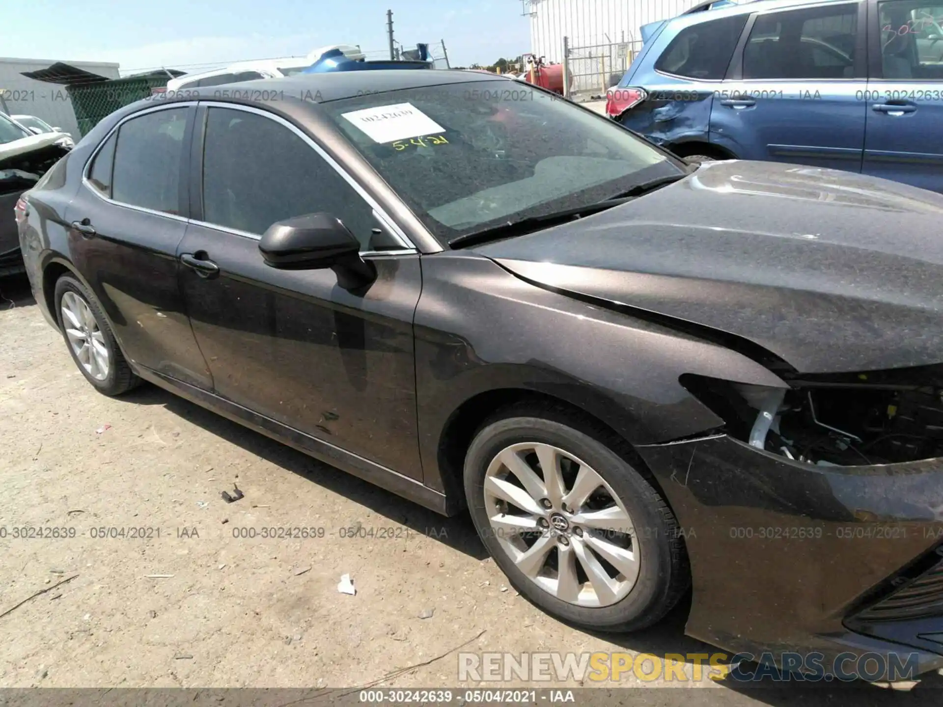 1 Photograph of a damaged car 4T1B11HK7KU798523 TOYOTA CAMRY 2019