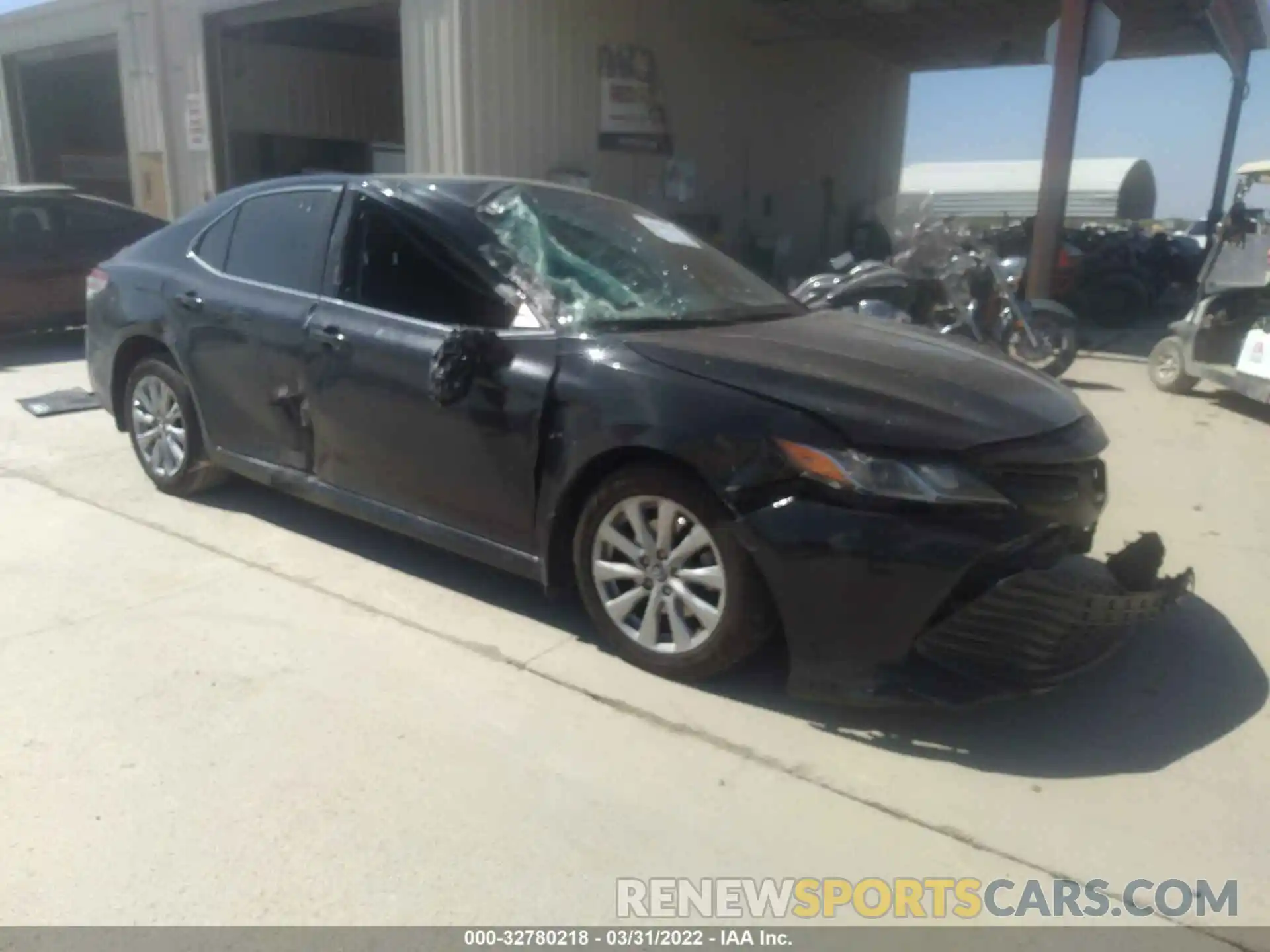 1 Photograph of a damaged car 4T1B11HK7KU799185 TOYOTA CAMRY 2019