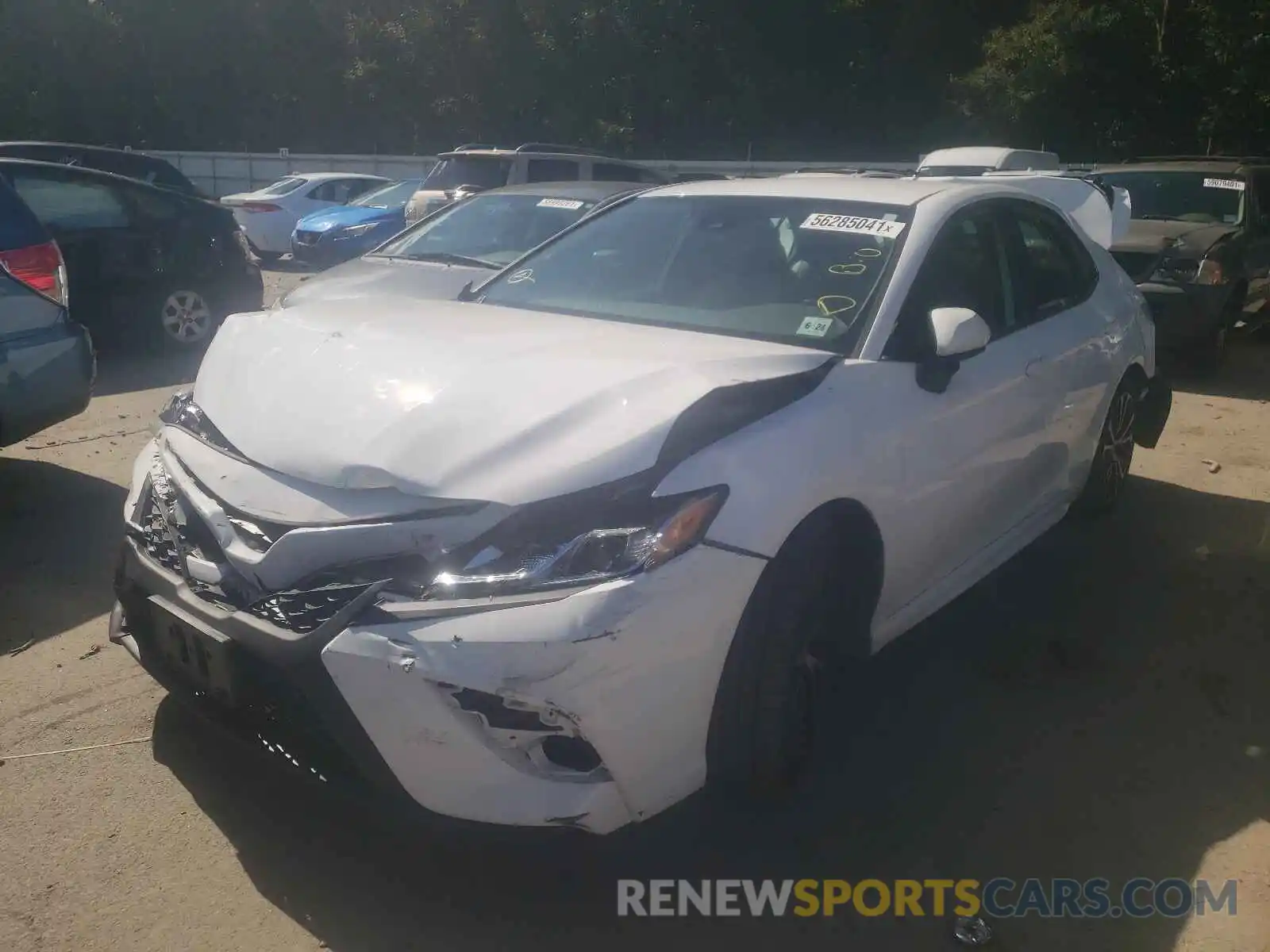 2 Photograph of a damaged car 4T1B11HK7KU800500 TOYOTA CAMRY 2019