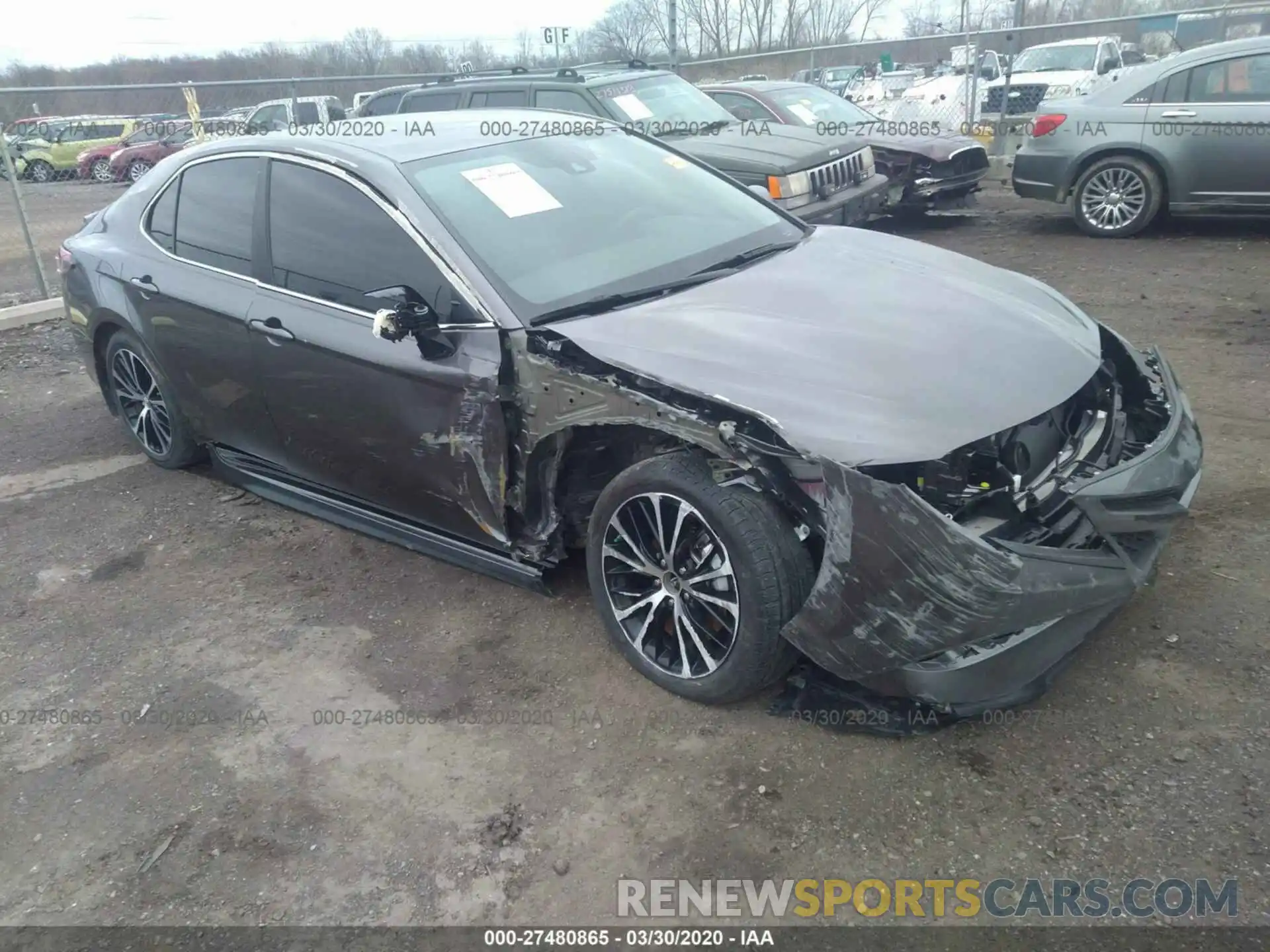 1 Photograph of a damaged car 4T1B11HK7KU800965 TOYOTA CAMRY 2019