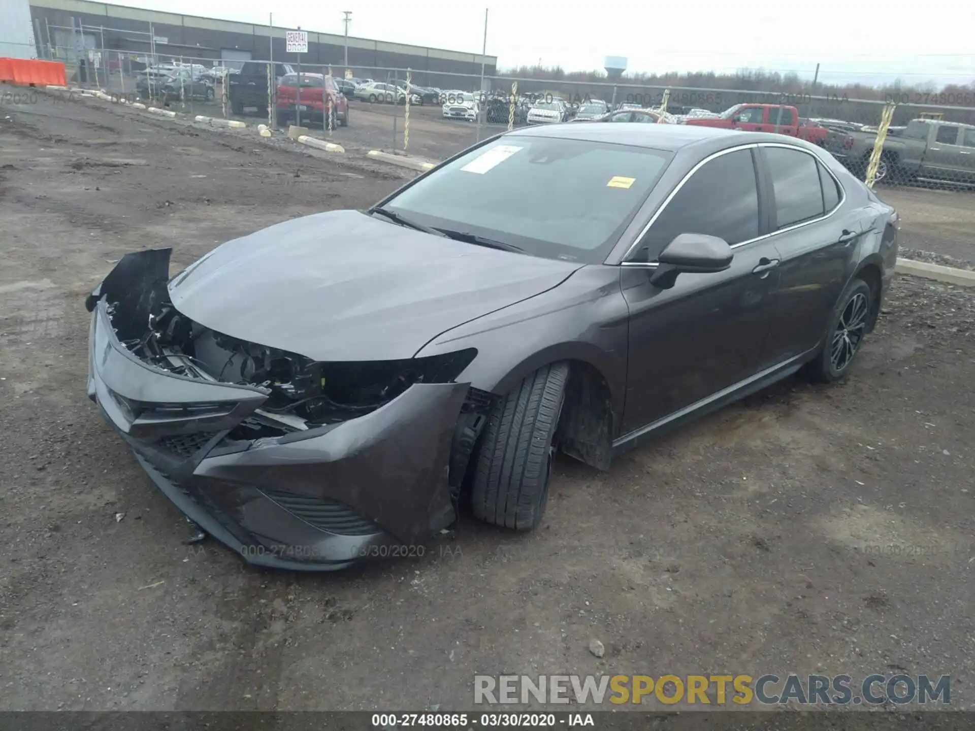 2 Photograph of a damaged car 4T1B11HK7KU800965 TOYOTA CAMRY 2019