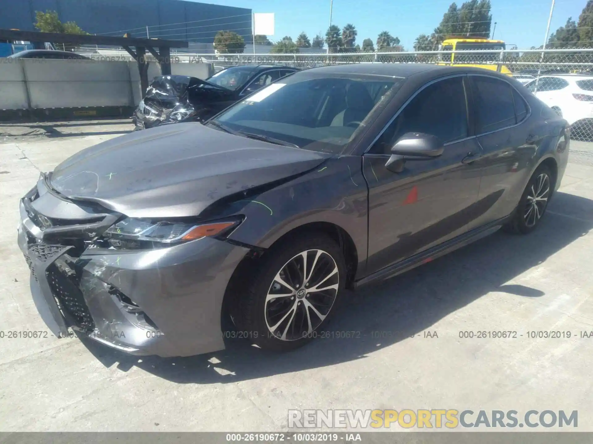 2 Photograph of a damaged car 4T1B11HK7KU802411 TOYOTA CAMRY 2019