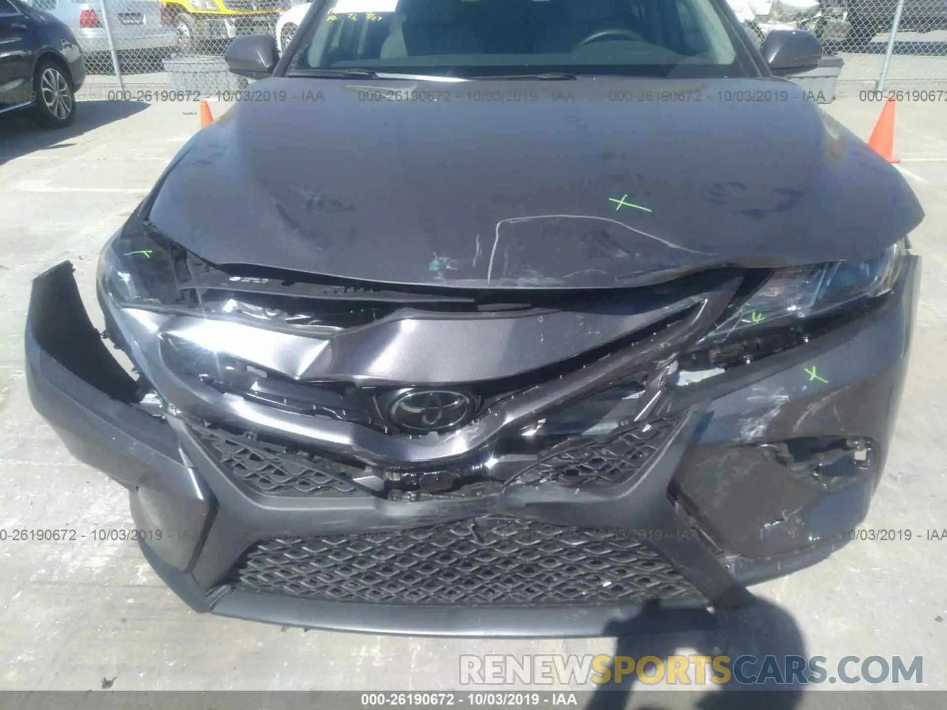 6 Photograph of a damaged car 4T1B11HK7KU802411 TOYOTA CAMRY 2019