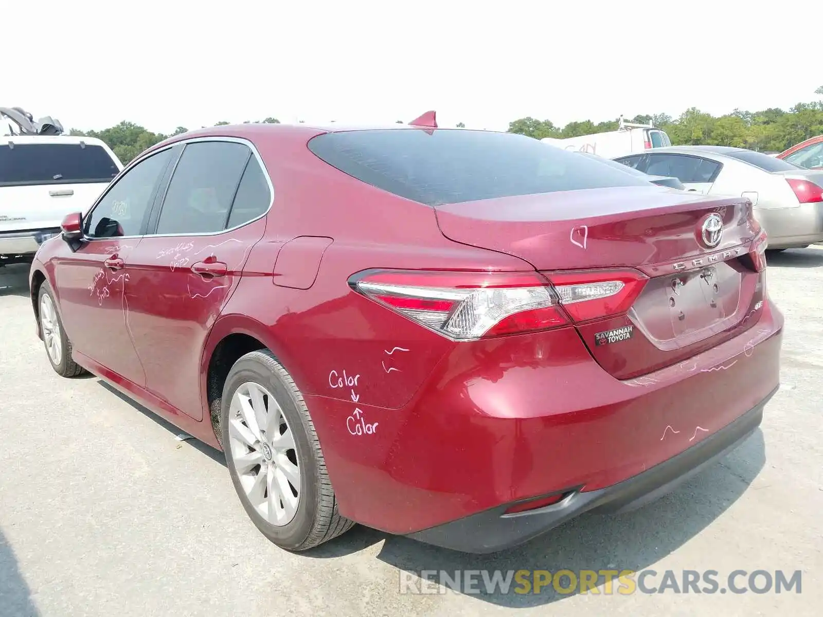 3 Photograph of a damaged car 4T1B11HK7KU802442 TOYOTA CAMRY 2019