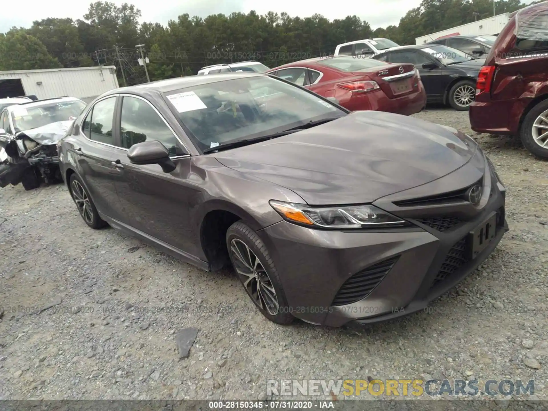 1 Photograph of a damaged car 4T1B11HK7KU803557 TOYOTA CAMRY 2019