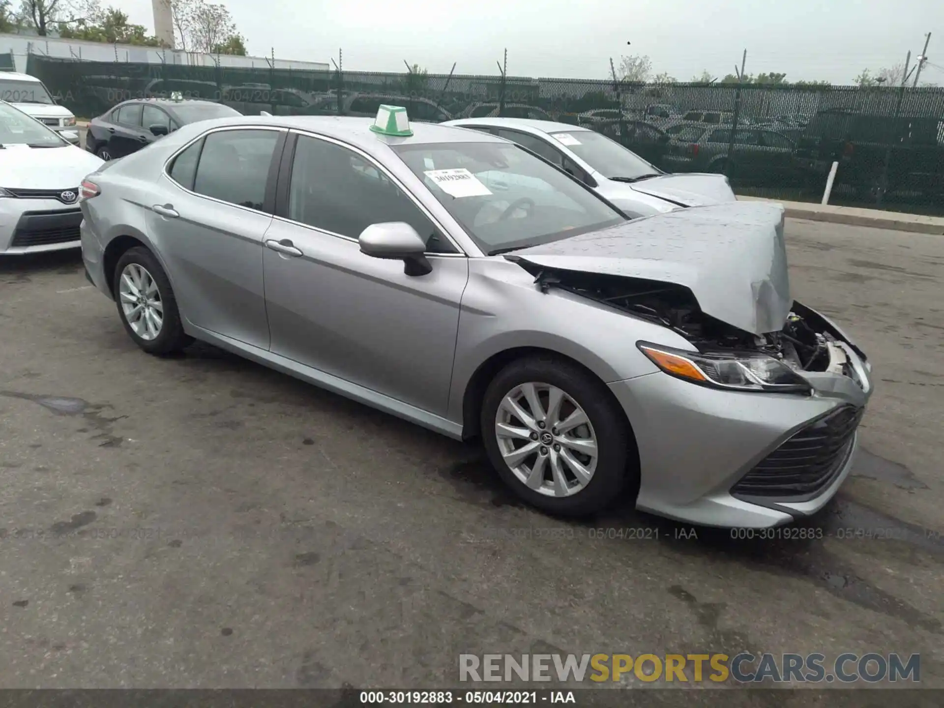 1 Photograph of a damaged car 4T1B11HK7KU803588 TOYOTA CAMRY 2019