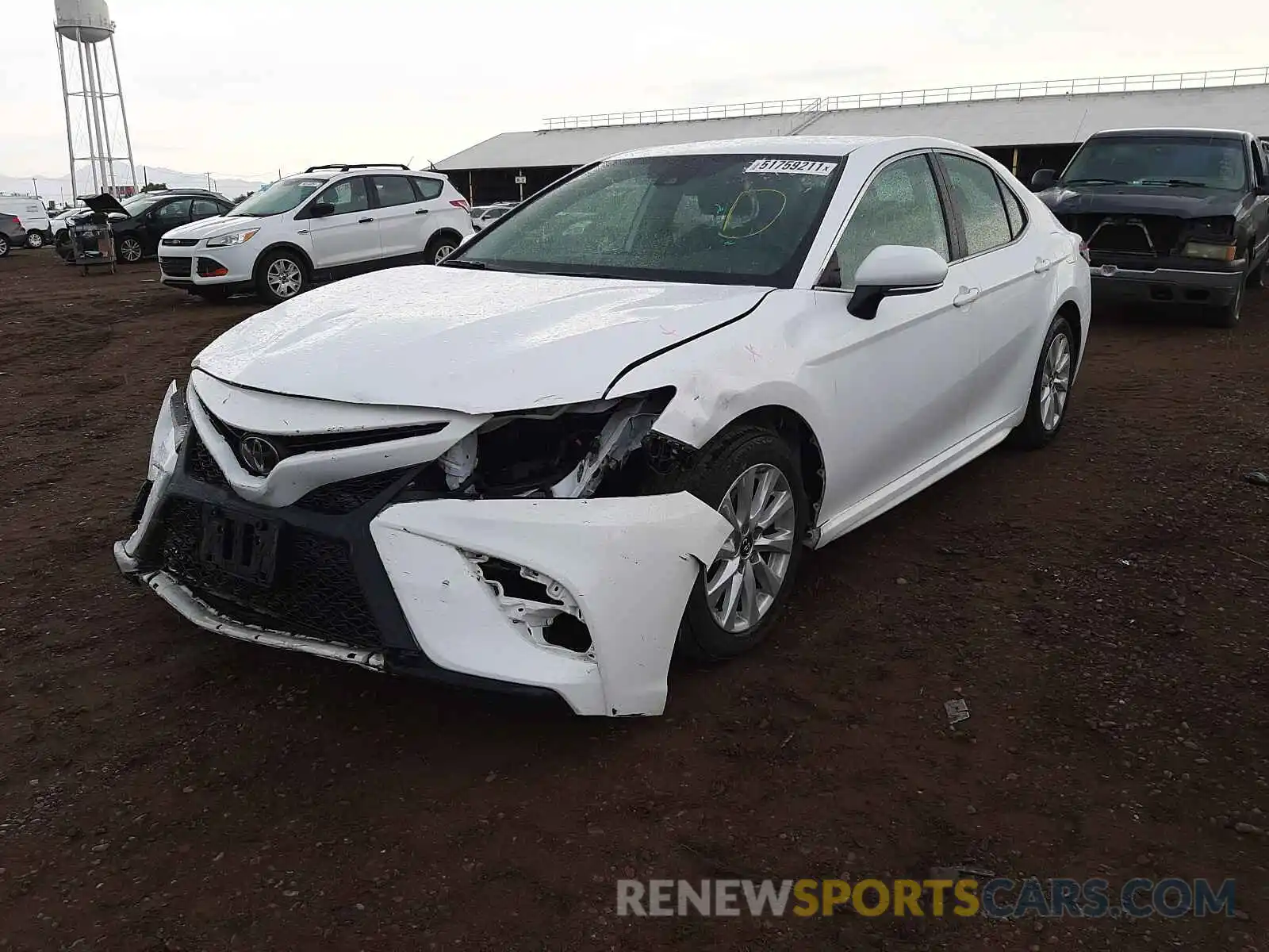 2 Photograph of a damaged car 4T1B11HK7KU803994 TOYOTA CAMRY 2019