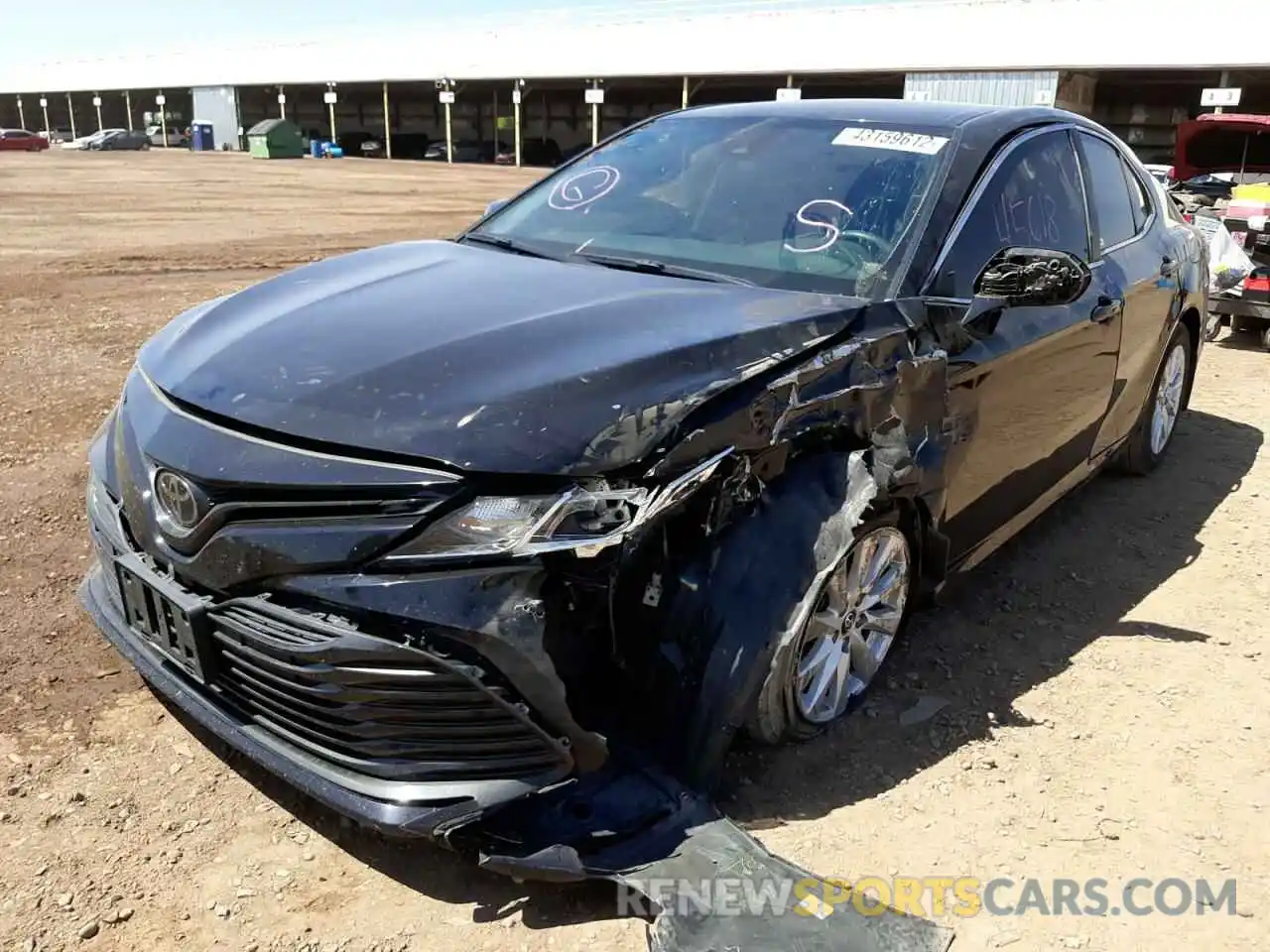 2 Photograph of a damaged car 4T1B11HK7KU806149 TOYOTA CAMRY 2019