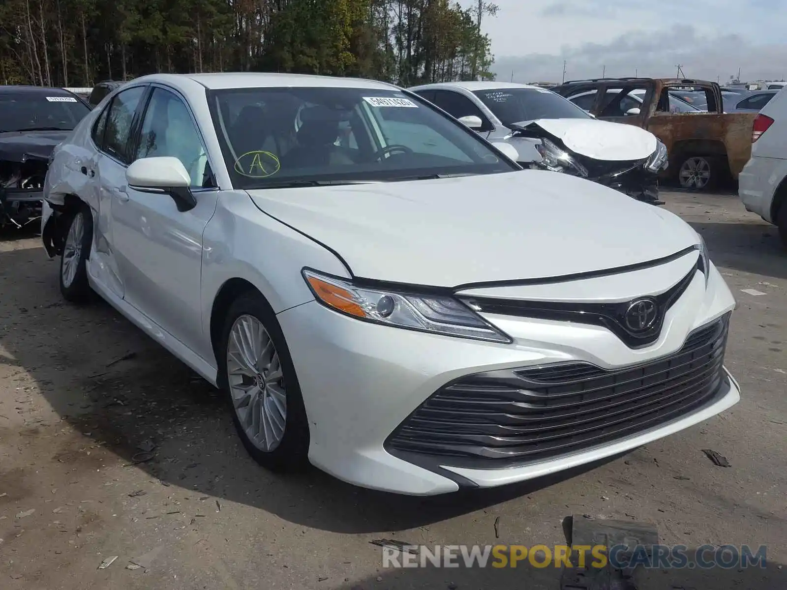 1 Photograph of a damaged car 4T1B11HK7KU806264 TOYOTA CAMRY 2019