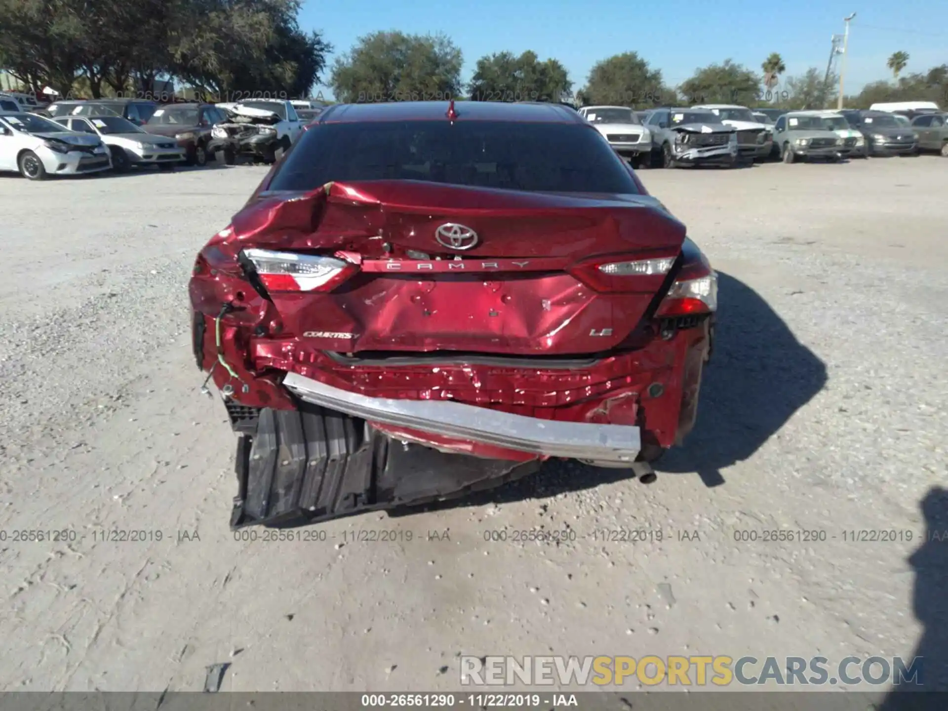 6 Photograph of a damaged car 4T1B11HK7KU806782 TOYOTA CAMRY 2019