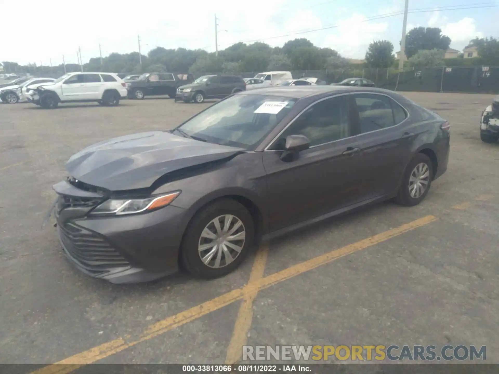 2 Photograph of a damaged car 4T1B11HK7KU810010 TOYOTA CAMRY 2019