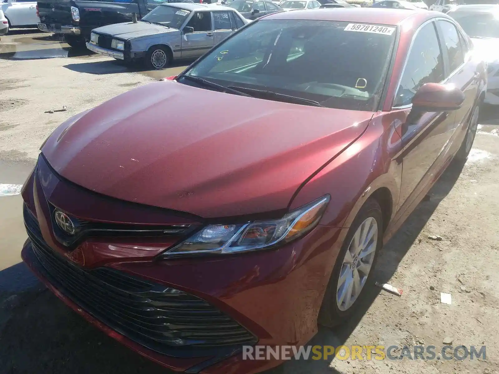 2 Photograph of a damaged car 4T1B11HK7KU810430 TOYOTA CAMRY 2019