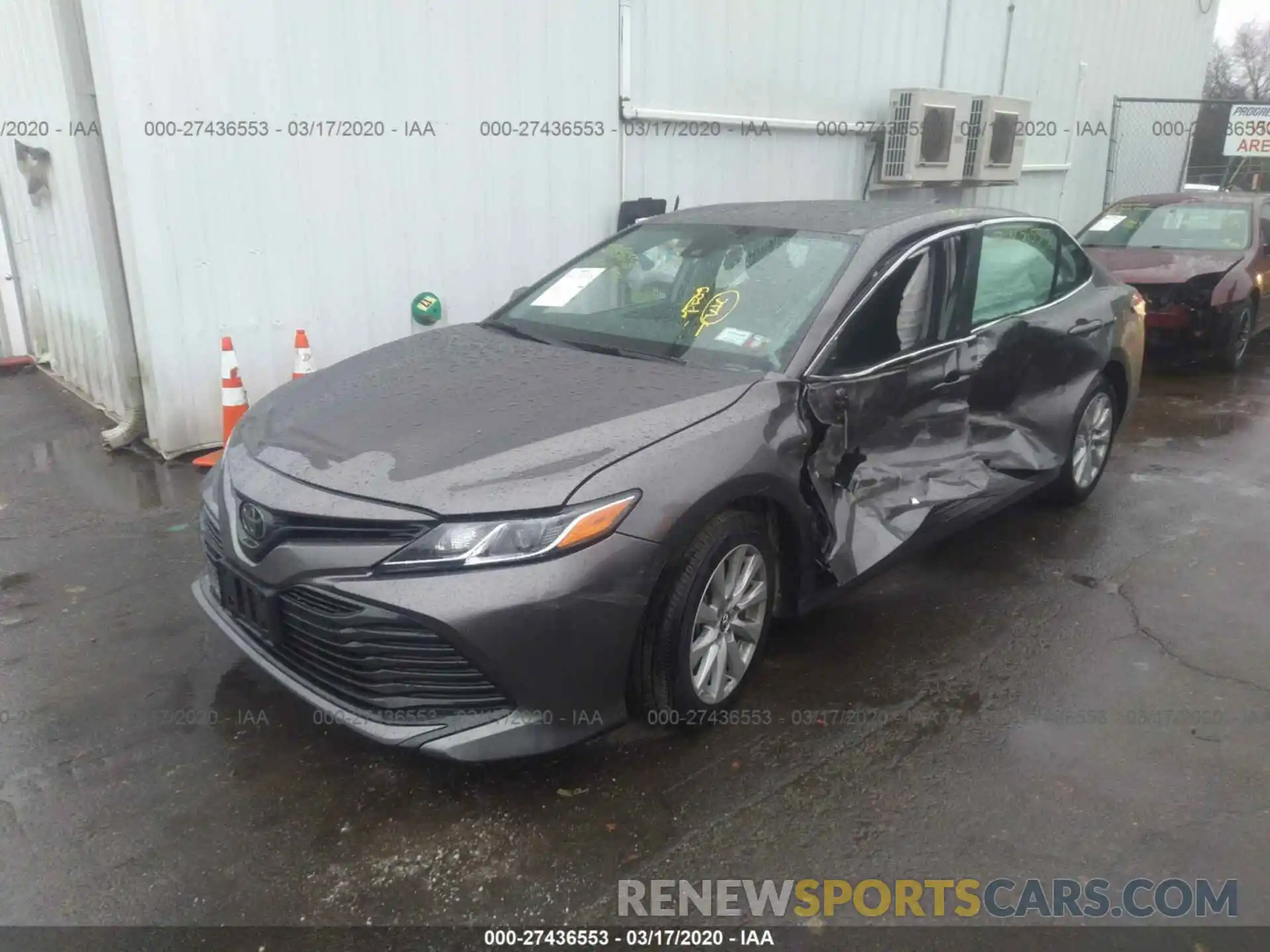 2 Photograph of a damaged car 4T1B11HK7KU811206 TOYOTA CAMRY 2019