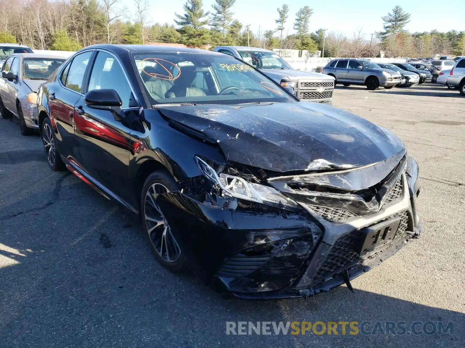 1 Photograph of a damaged car 4T1B11HK7KU811237 TOYOTA CAMRY 2019