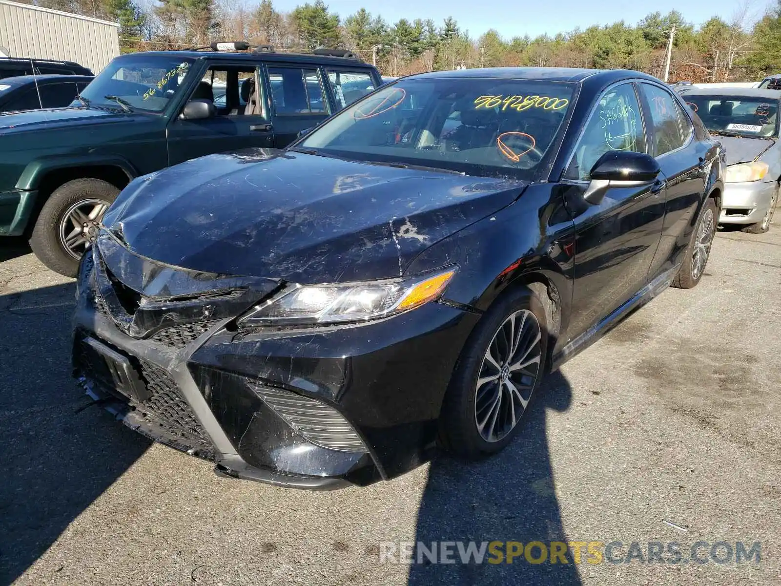 2 Photograph of a damaged car 4T1B11HK7KU811237 TOYOTA CAMRY 2019