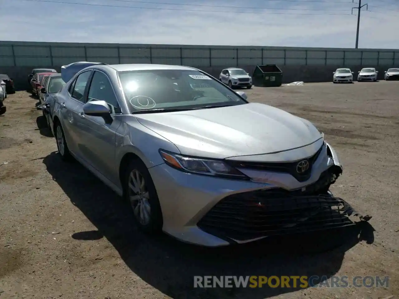 1 Photograph of a damaged car 4T1B11HK7KU814039 TOYOTA CAMRY 2019