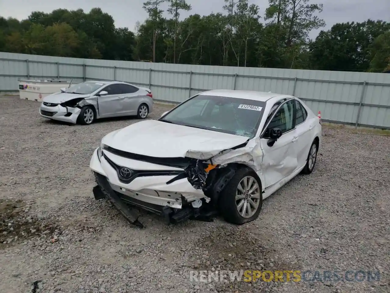 2 Photograph of a damaged car 4T1B11HK7KU816423 TOYOTA CAMRY 2019