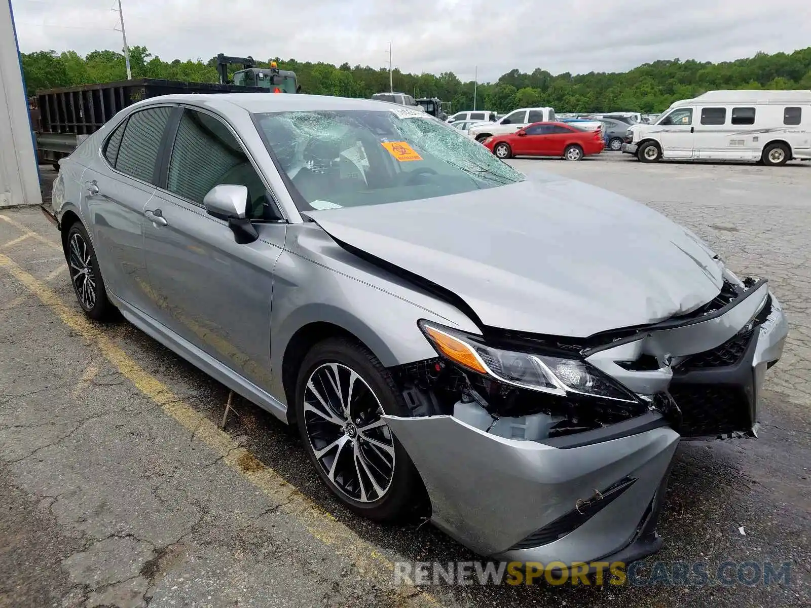 1 Photograph of a damaged car 4T1B11HK7KU816647 TOYOTA CAMRY 2019