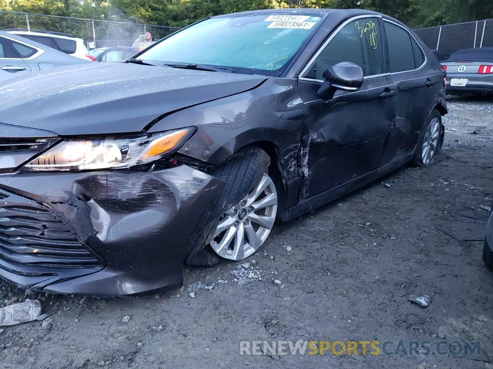 9 Photograph of a damaged car 4T1B11HK7KU817264 TOYOTA CAMRY 2019