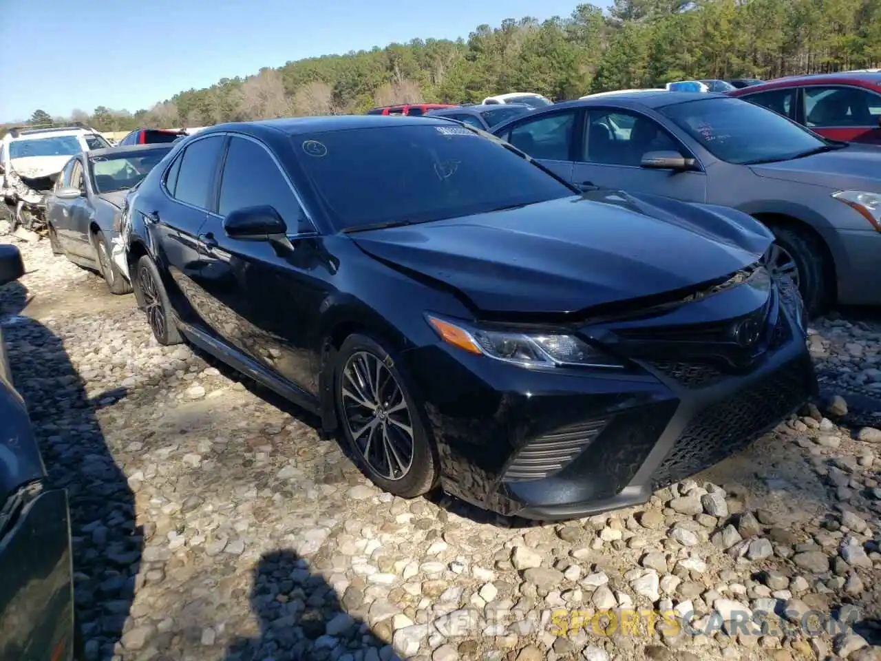 1 Photograph of a damaged car 4T1B11HK7KU819970 TOYOTA CAMRY 2019