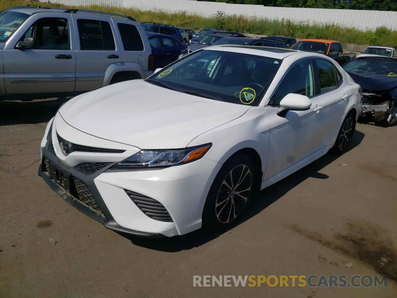 2 Photograph of a damaged car 4T1B11HK7KU820228 TOYOTA CAMRY 2019