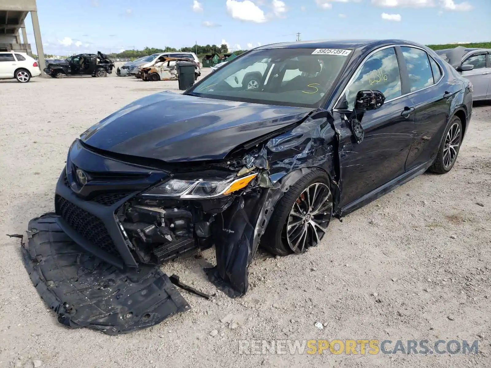 2 Photograph of a damaged car 4T1B11HK7KU822562 TOYOTA CAMRY 2019