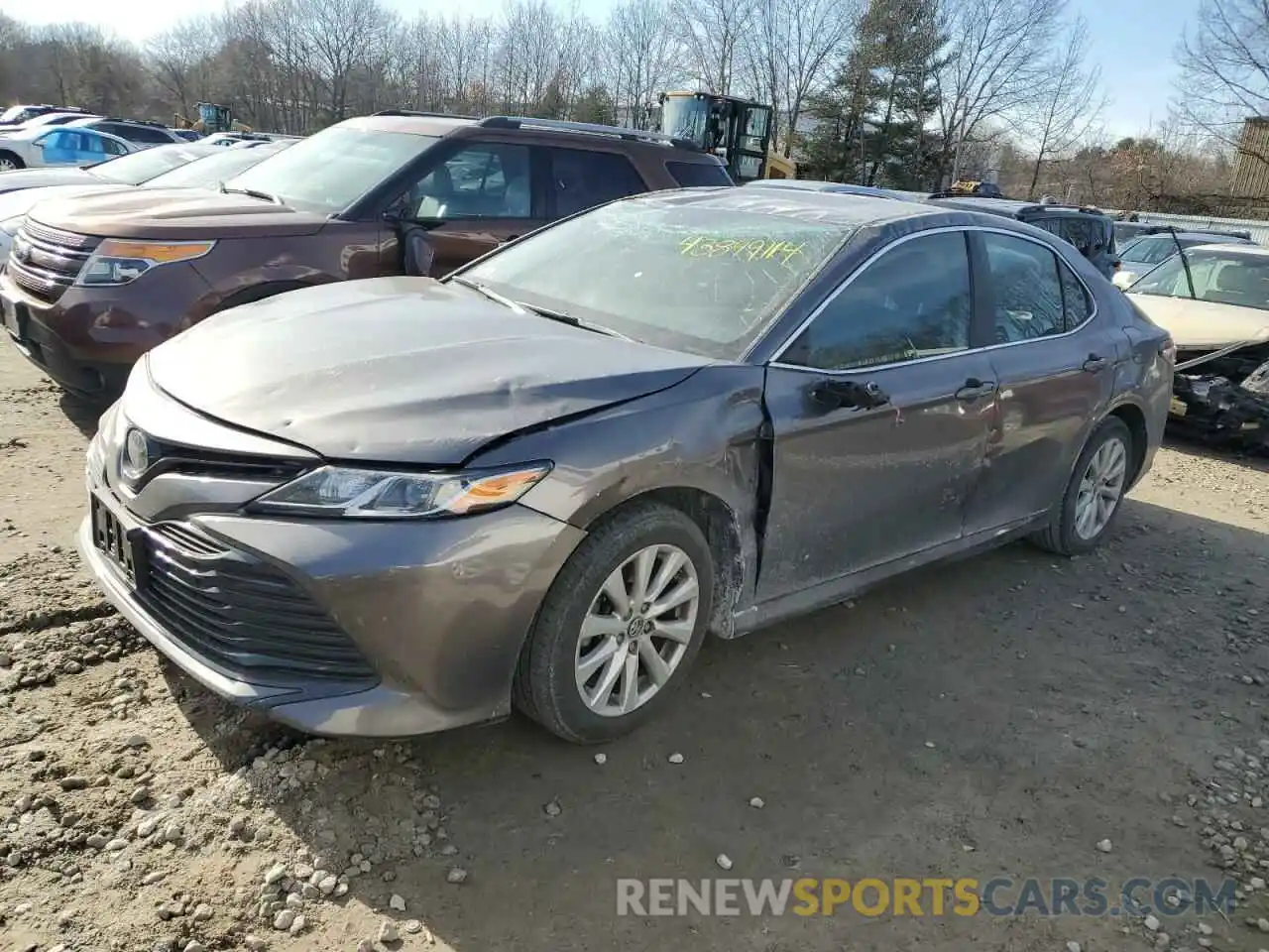 1 Photograph of a damaged car 4T1B11HK7KU822898 TOYOTA CAMRY 2019