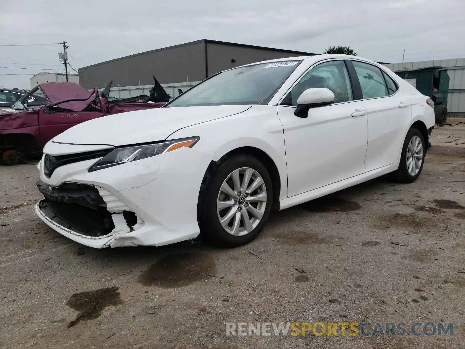 2 Photograph of a damaged car 4T1B11HK7KU824019 TOYOTA CAMRY 2019