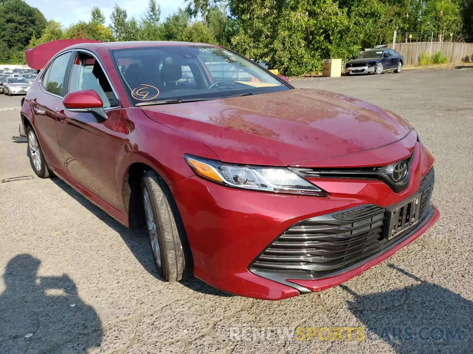 1 Photograph of a damaged car 4T1B11HK7KU824408 TOYOTA CAMRY 2019