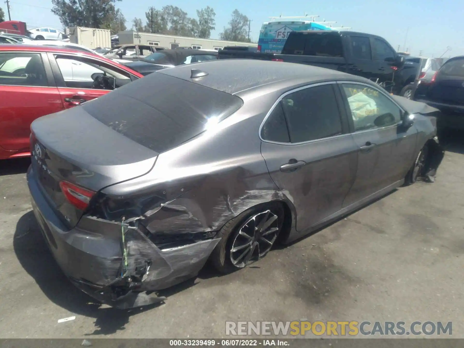 4 Photograph of a damaged car 4T1B11HK7KU829074 TOYOTA CAMRY 2019