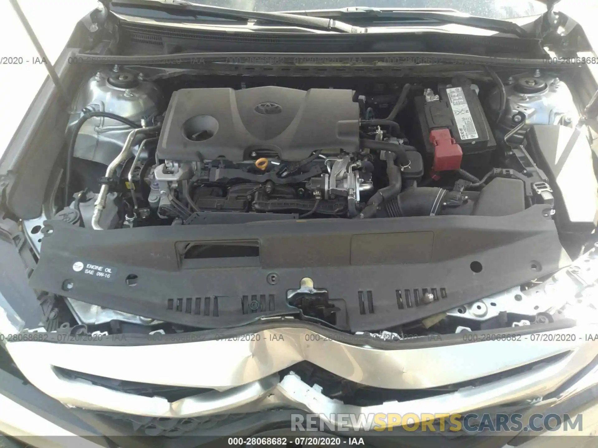 10 Photograph of a damaged car 4T1B11HK7KU830905 TOYOTA CAMRY 2019