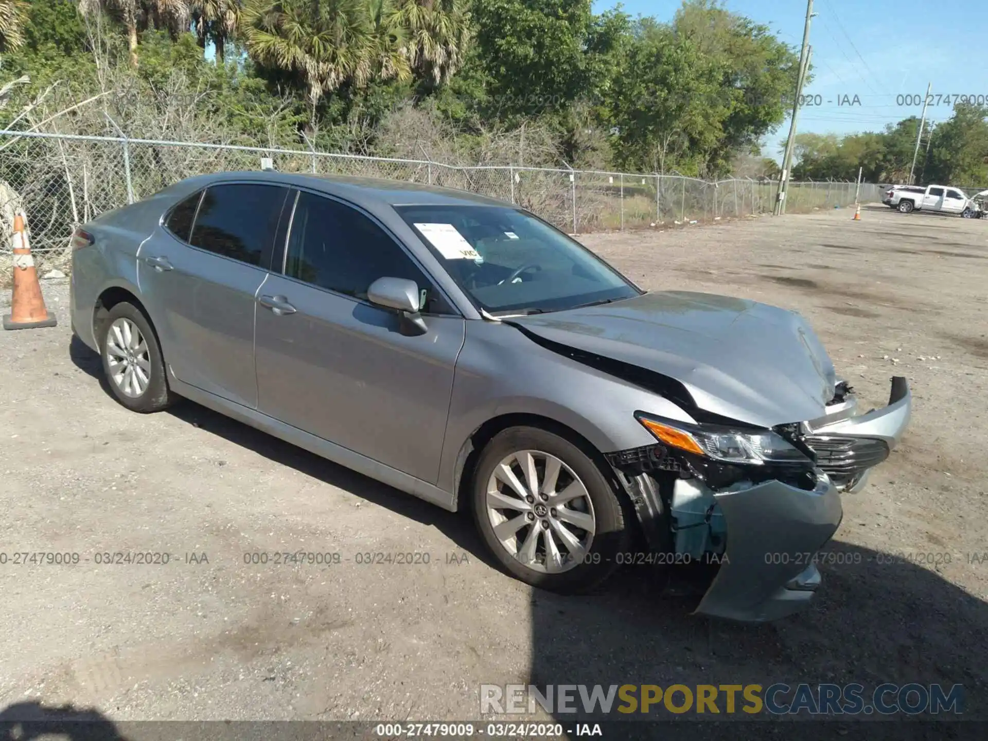 1 Photograph of a damaged car 4T1B11HK7KU831942 TOYOTA CAMRY 2019