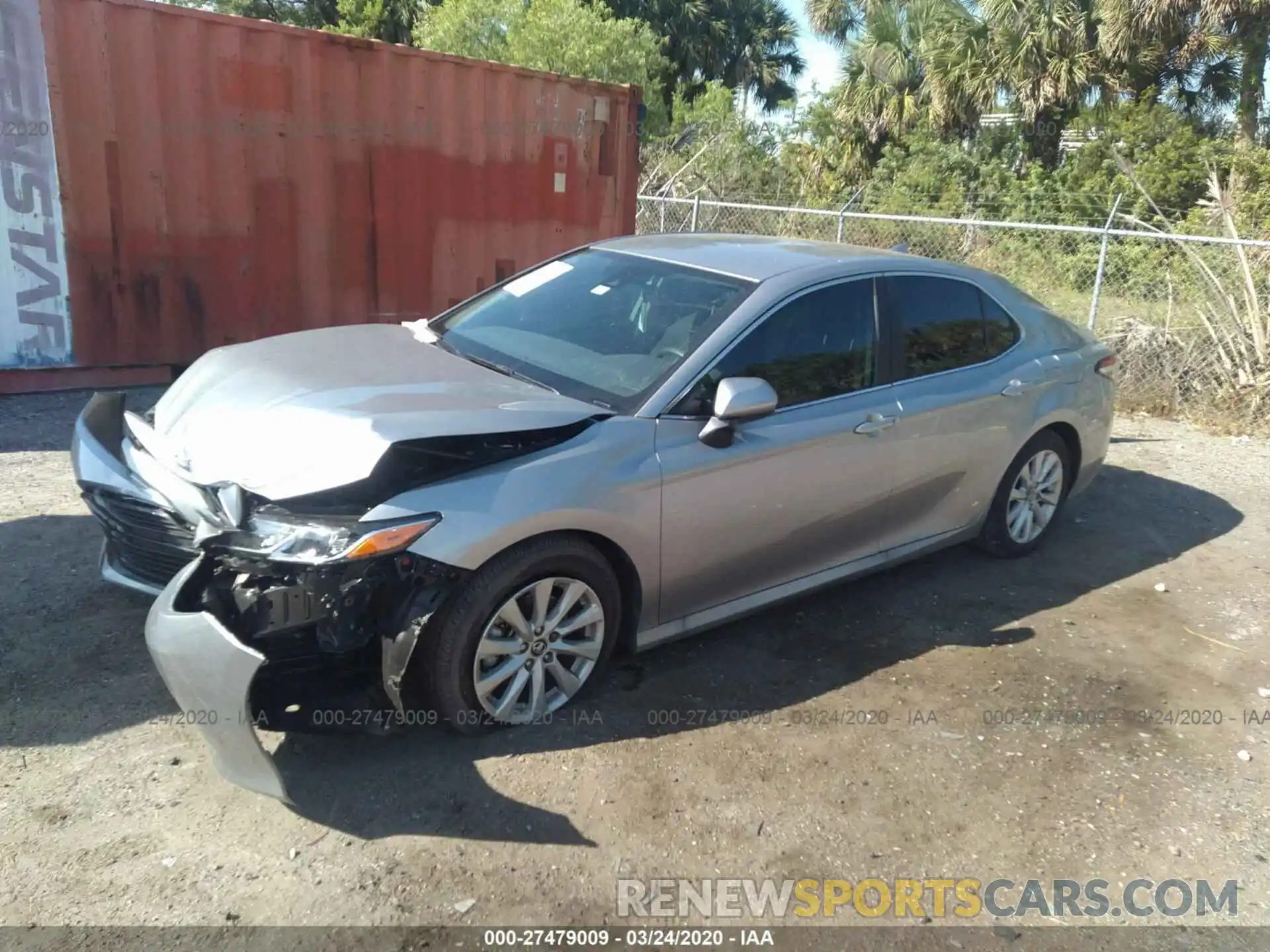 2 Photograph of a damaged car 4T1B11HK7KU831942 TOYOTA CAMRY 2019