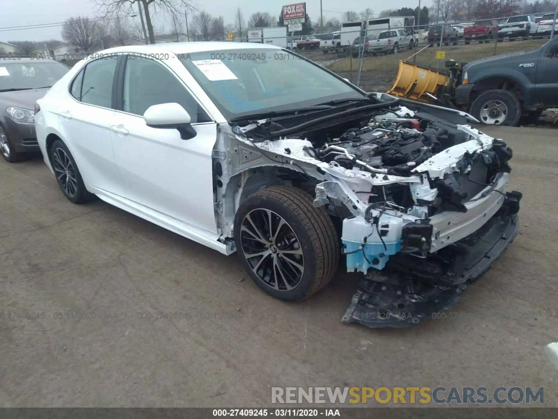 1 Photograph of a damaged car 4T1B11HK7KU831956 TOYOTA CAMRY 2019