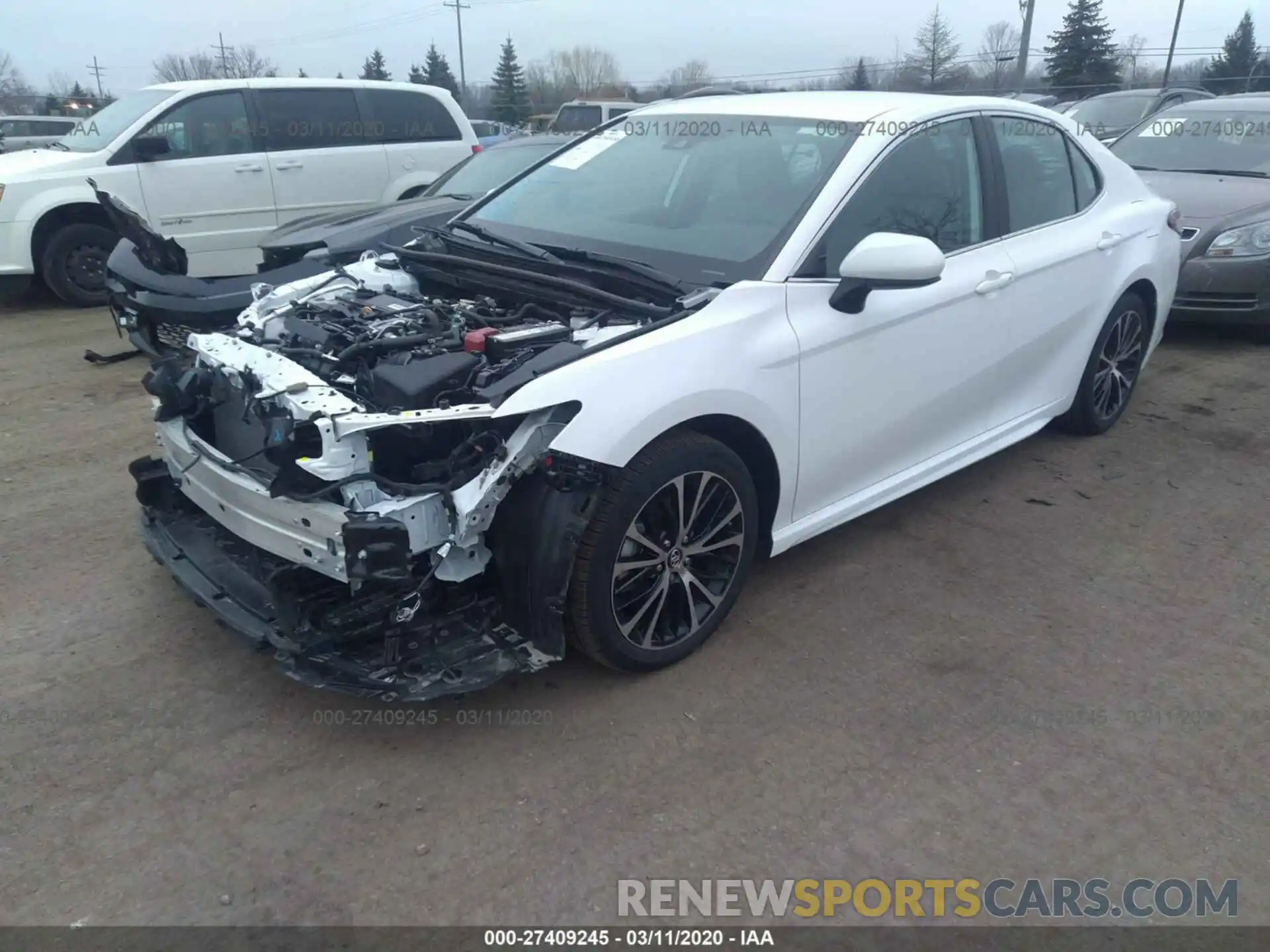 2 Photograph of a damaged car 4T1B11HK7KU831956 TOYOTA CAMRY 2019